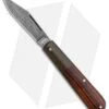 Boker Barlow Integral Slip Joint Leopard Damascus Knife Desert Ironwood (3.25") -Knief Weapon Boker Barlow Integral Pocket Knife Desert Ironwood Leapord Damascus 100501DAM BHQ 120615 jr