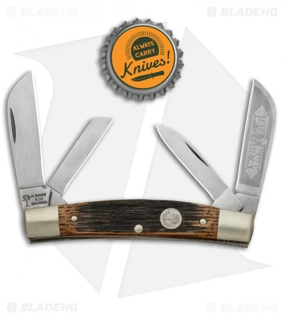 Boker Congress Traditional Pocket Knife 3.625" Beer Barrel Wood 6 Boker Congress Traditional Pocket Knife 3.625" Beer Barrel Wood - Image 4