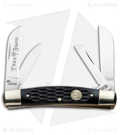 Boker Congress Pocket Knife 3.625" Black Bone 110722 3 Boker Congress Pocket Knife 3.625" Black Bone 110722