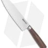 Boker Core 6.5" Santoku Fluted/Hollow Edge Kitchen Knife Walnut Wood 1 Boker Core 6.5" Santoku Fluted/Hollow Edge Kitchen Knife Walnut Wood -Knief Weapon Boker Core Santoku Fluted Edge BHQ 116545 jr