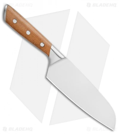 Boker Forge Wood 6.5" Santoku Kitchen Knife Maple Wood 4 Boker Forge Wood 6.5" Santoku Kitchen Knife Maple Wood - Image 2