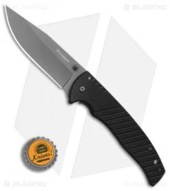 Boker Magnum Black Flash Spring Assisted Knife Black G-10 (3.7" Gray) -Knief Weapon Boker Magnum Black Flash BHQ 80850 er bottlecap
