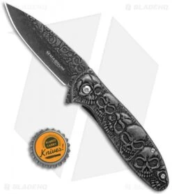 Boker Magnum Dia De Los Muertos Spring Assist Knife (3.3" Smokewash) 01SC519 9 Boker Magnum Dia De Los Muertos Spring Assist Knife (3.3" Smokewash) 01SC519 -Knief Weapon Boker Magnum Dia De Los Muertos FL Smokoewash 01SC519 BHQ 28261 jr bottlecap