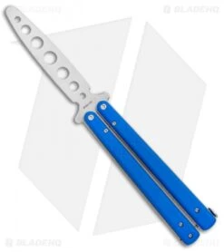 Boker Plus Balisong Trainer Butterfly Knife Blue G-10 (4" Satin)