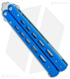 Front Page -Knief Weapon Boker Plus Balisong Trainer Blue Holes G 10 Satin 01BO713SOI BHQ 99634 jr spine