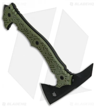 Boker Plus Chicken Hawk 9" Tomahawk Axe OD Green G-10 / SK5 Steel 09BO114 3 Boker Plus Chicken Hawk 9" Tomahawk Axe OD Green G-10 / SK5 Steel 09BO114 - Image 2