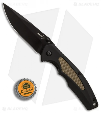 Boker Plus Gemini NGA Spring Assisted Knife Black/Coyote (3.5" Black) 01BO502 6 Boker Plus Gemini NGA Spring Assisted Knife Black/Coyote (3.5" Black) 01BO502 - Image 4