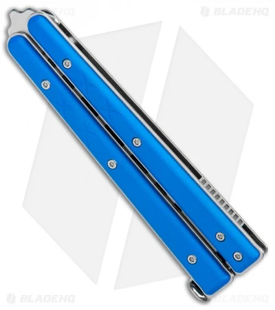 Boker Plus Mini Balisong Trainer Blue G-10 (3.25" Satin) 01BO716SOI 4 Boker Plus Mini Balisong Trainer Blue G-10 (3.25" Satin) 01BO716SOI - Image 2