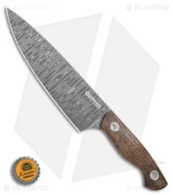 Boker Vox Saga 7.75" Damascus Chef's Kitchen Knife Castle Wood 7 Boker Vox Saga 7.75" Damascus Chef's Kitchen Knife Castle Wood -Knief Weapon Boker Saga Damascus Chefs Knife 132367DAM BHQ 116566 LS Bottlecap