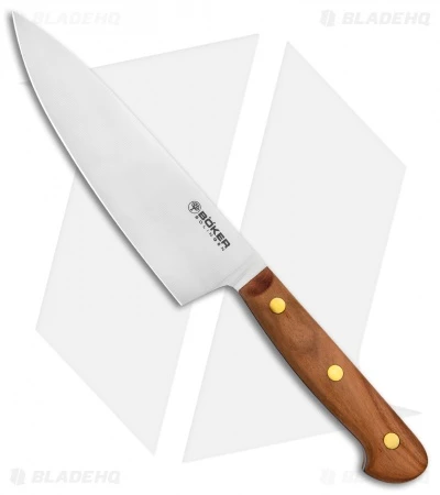 Boker Cottage-Craft 6.4" Small Chef's Kitchen Knife Plum Wood 3 Boker Cottage-Craft 6.4" Small Chef's Kitchen Knife Plum Wood