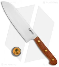 Boker Cottage-Craft 6.75" Santoku Kitchen Knife Plum Wood -Knief Weapon Boker Solingen Wasser Kraft Small Chefs Knife BHQ 113925 jr bottlecap