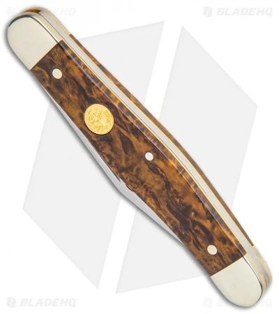 Boker Stockman 150th Anniversary Edition Pocket Knife Curly Birch Wood 115985 4 Boker Stockman 150th Anniversary Edition Pocket Knife Curly Birch Wood 115985 - Image 2