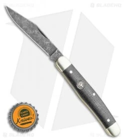 Boker Stockman Pocket Knife Jute Micarta (3" Black Stonewash) 114985 -Knief Weapon Boker Stockman Pocket Knife 3.0 Jute Micarta 114985 BHQ 118357 LS Bottlecap