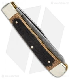 Boker Trapper Pocket Knife 4.25" Beer Barrel W/ Acid Washed Blades -Knief Weapon Boker Trapper Beer Barrel Acid Washed Blades 112525BHQ BHQ 101589 jr side