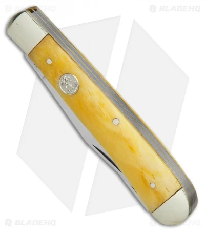 Boker Trapper Pocket Knife 4.25" Yellow Bone 110731 4 Boker Trapper Pocket Knife 4.25" Yellow Bone 110731 - Image 2