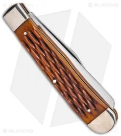 Boker H.J. Justin & Sons Trapper Knife 4" Jigged Bone 8 Boker H.J. Justin & Sons Trapper Knife 4" Jigged Bone -Knief Weapon Justin TS Trapper BHQ 115594 td side