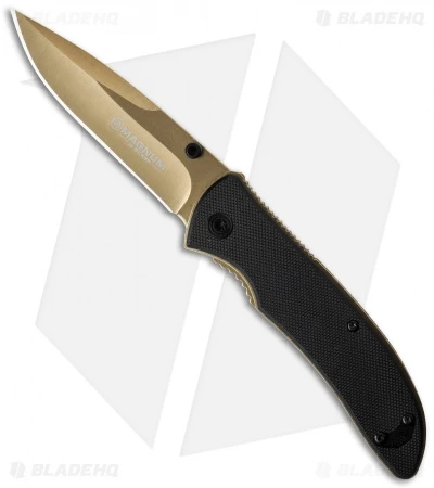 Boker Magnum Black Gold Spring Assisted Knife (3.25" Gold) 01RY111 3 Boker Magnum Black Gold Spring Assisted Knife (3.25" Gold) 01RY111