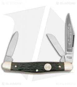 Boker Medium Stockman Pocket Knife 3.50" Green Jigged Bone 117588