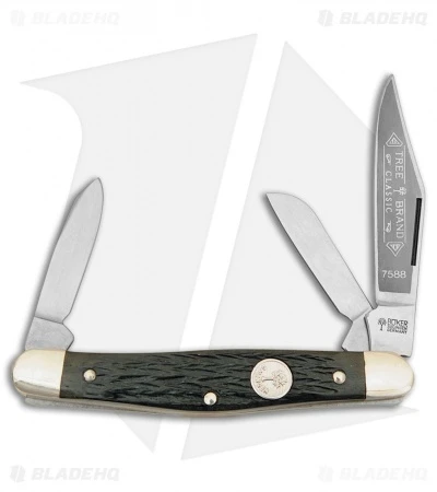 Boker Medium Stockman Pocket Knife 3.50" Green Jigged Bone 117588 3 Boker Medium Stockman Pocket Knife 3.50" Green Jigged Bone 117588