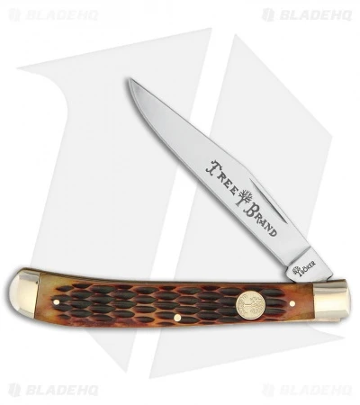 Front Page -Knief Weapon Boker Slim Line Trapper Brown Bone BHQ 115177 jr